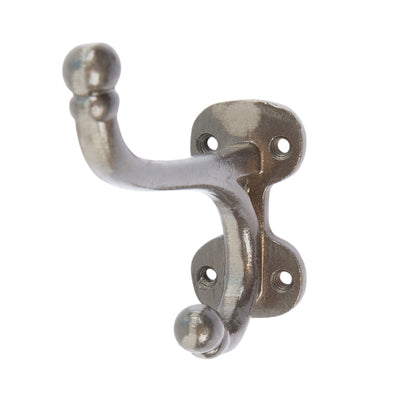 35mm x 85mm Flat Top Ball End Raw Hat &amp; Coat Hook
