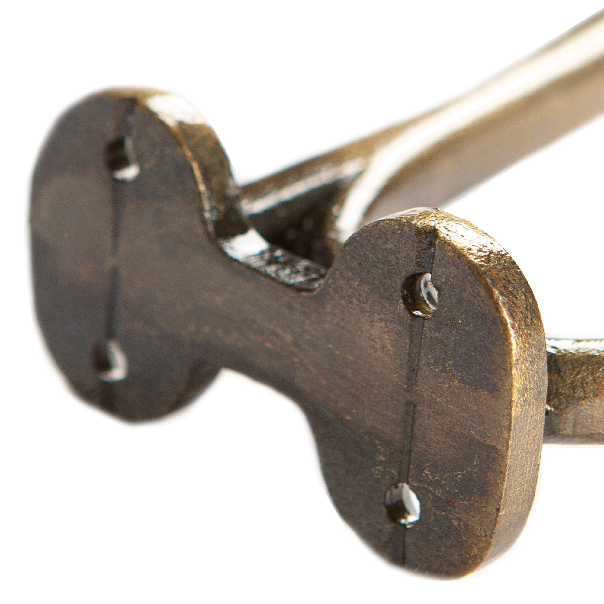 35mm x 85mm Flat Top Ball End Brass Hat &amp; Coat Hook