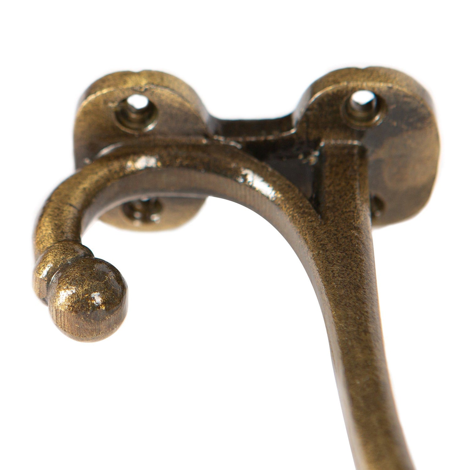 35mm x 85mm Flat Top Ball End Brass Hat &amp; Coat Hook