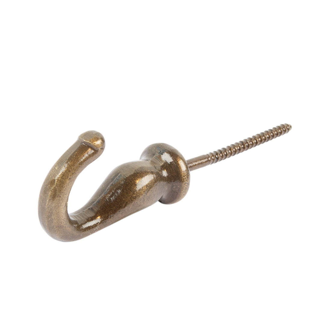 20mm x 35mm Brass Screw Hook