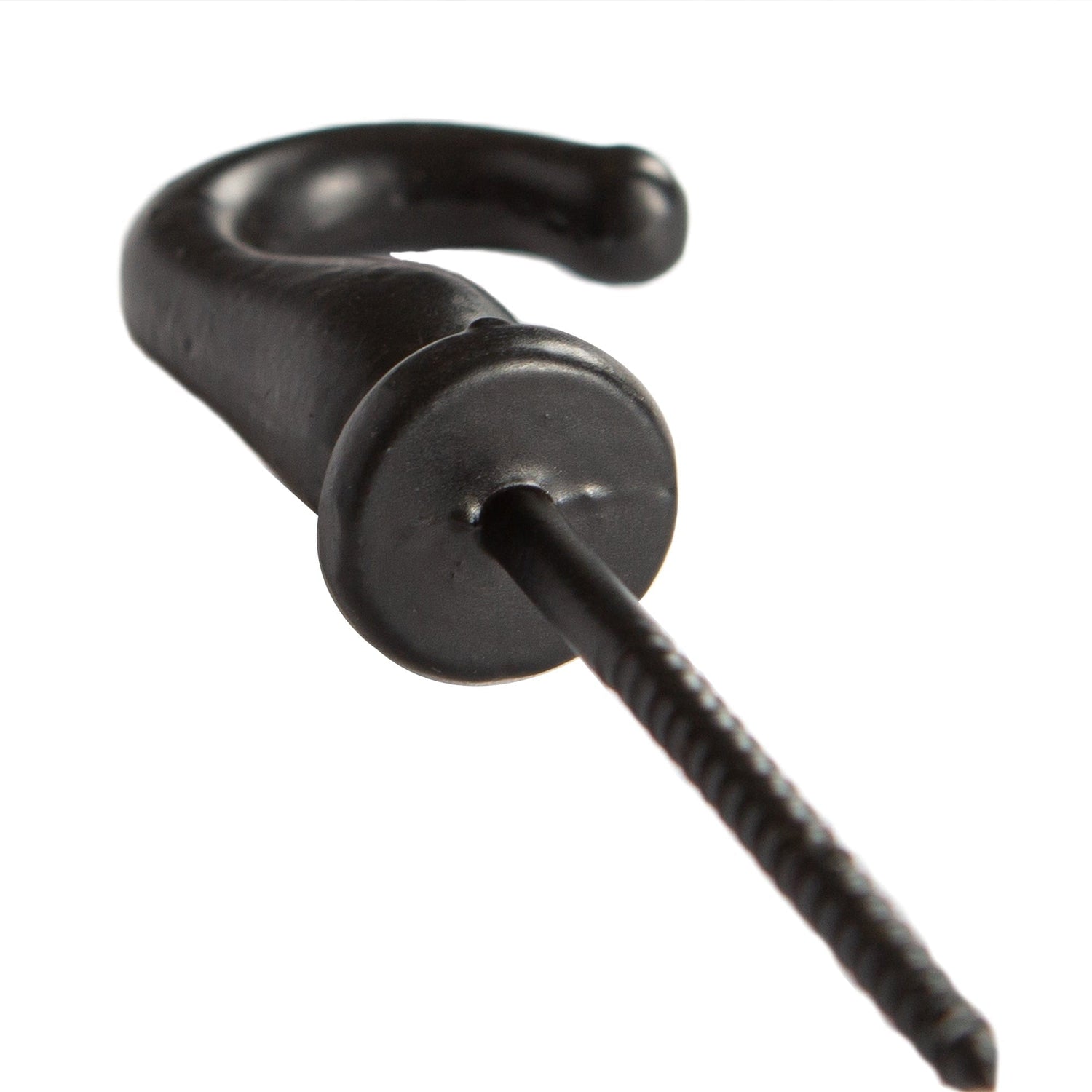 20mm x 35mm Black Screw Hook