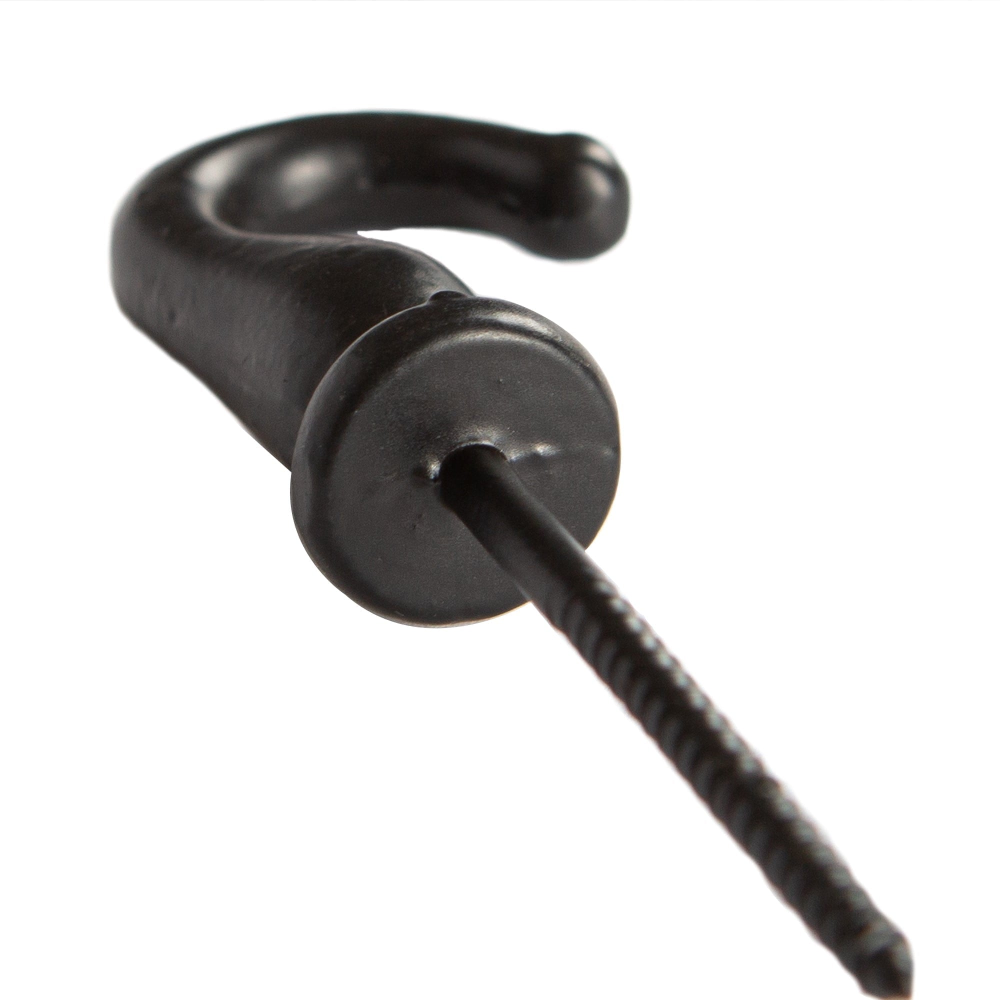 20mm x 35mm Black Screw Hook