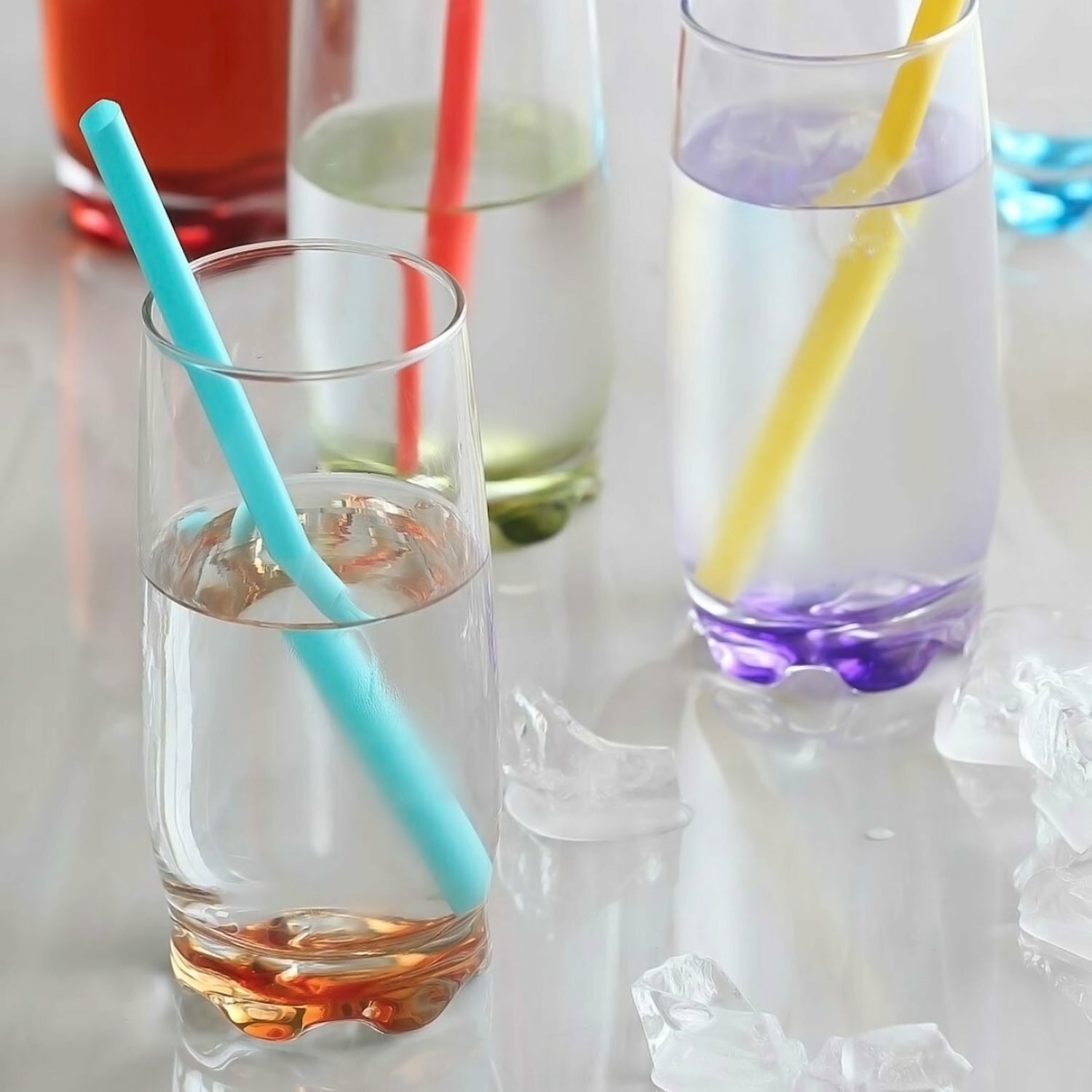 390ml Coloured Adora Premium Highball Glasses - Pack of Six