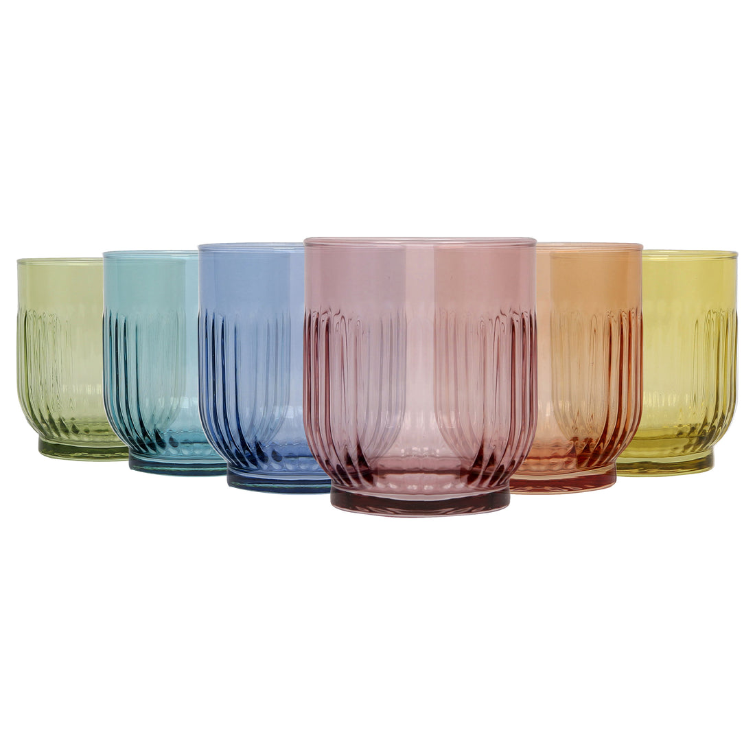 330ml Tokyo Whisky Glasses - Full Colour - Pack of Six