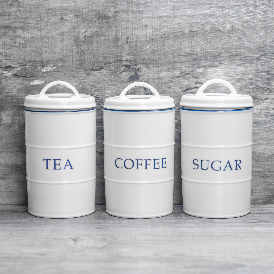 Farmhouse White Tea Coffee Sugar Set