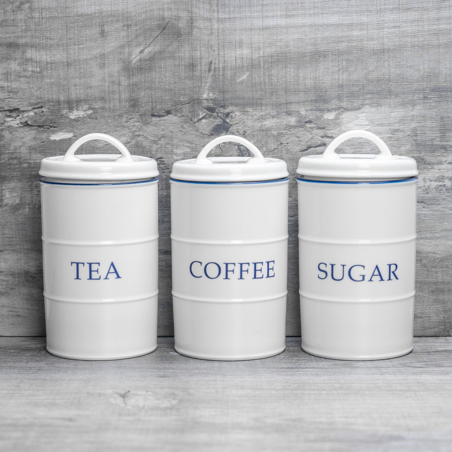 Farmhouse White Tea Canister