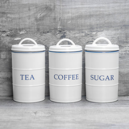 Farmhouse White Tea Canister