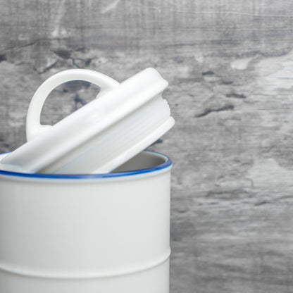 Farmhouse White Tea Canister