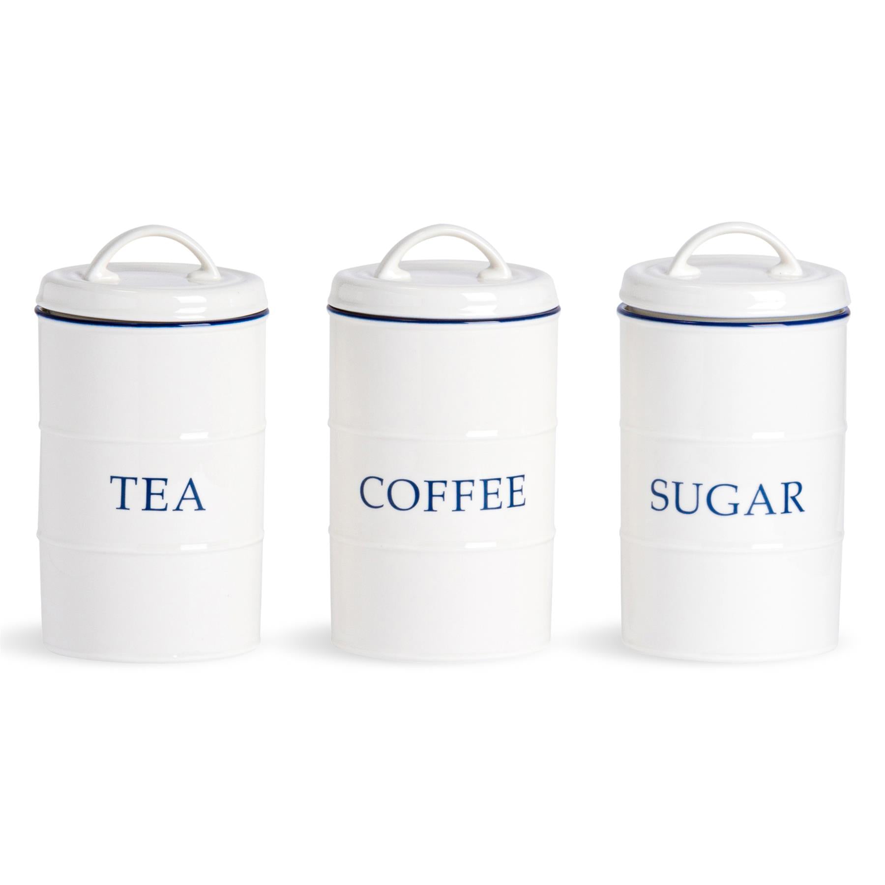 Farmhouse White Tea Coffee Sugar Set