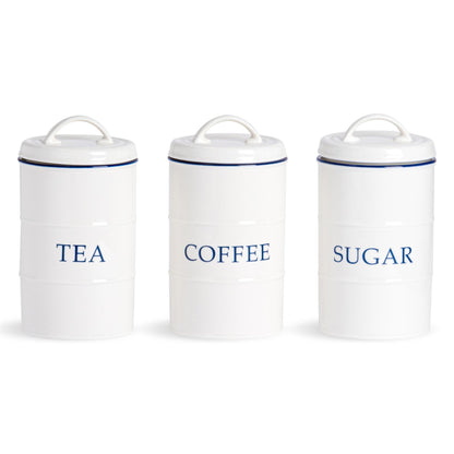 Farmhouse White Tea Coffee Sugar Set
