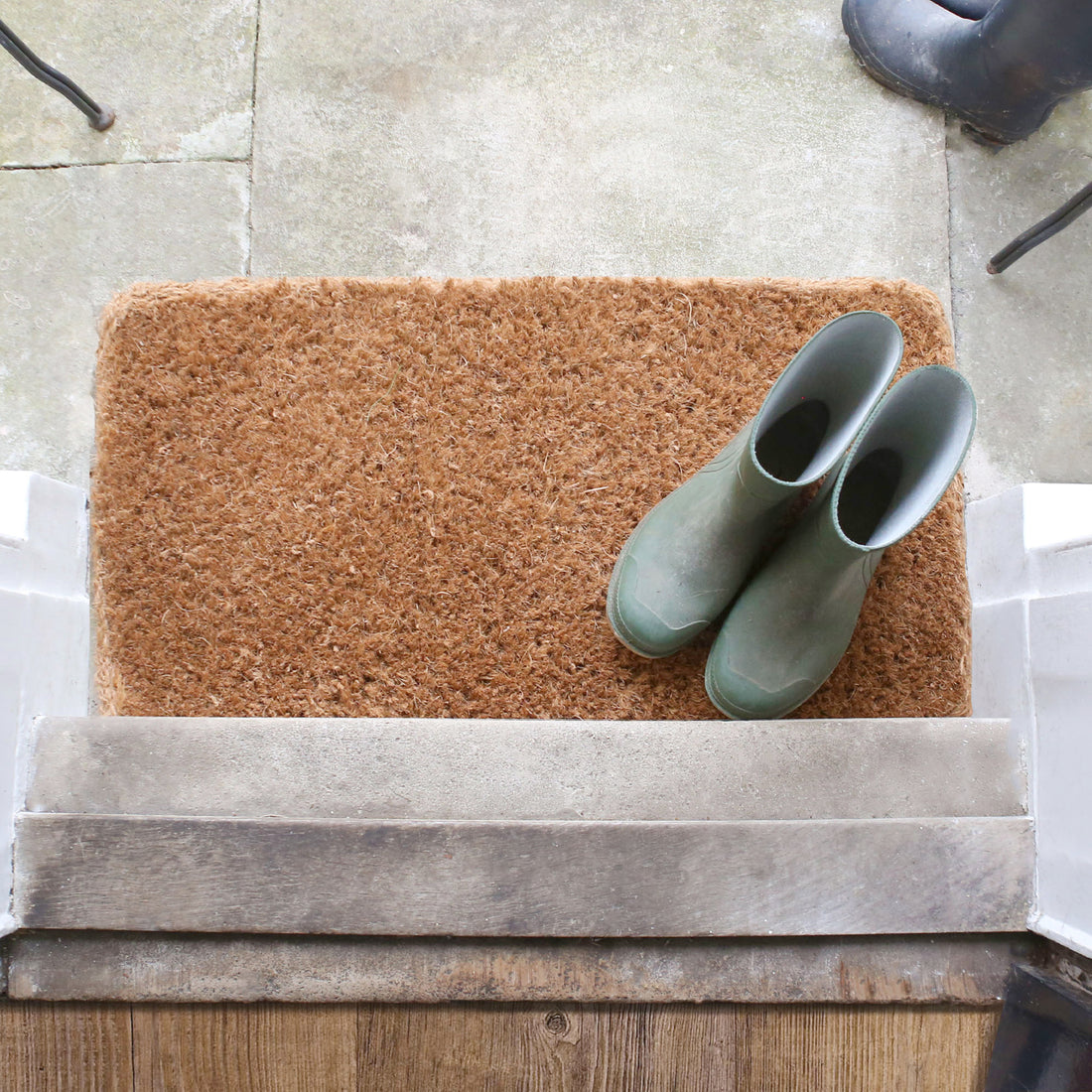 Premium Handmade 120cm x 60cm Coir Doormats - Pack of Two