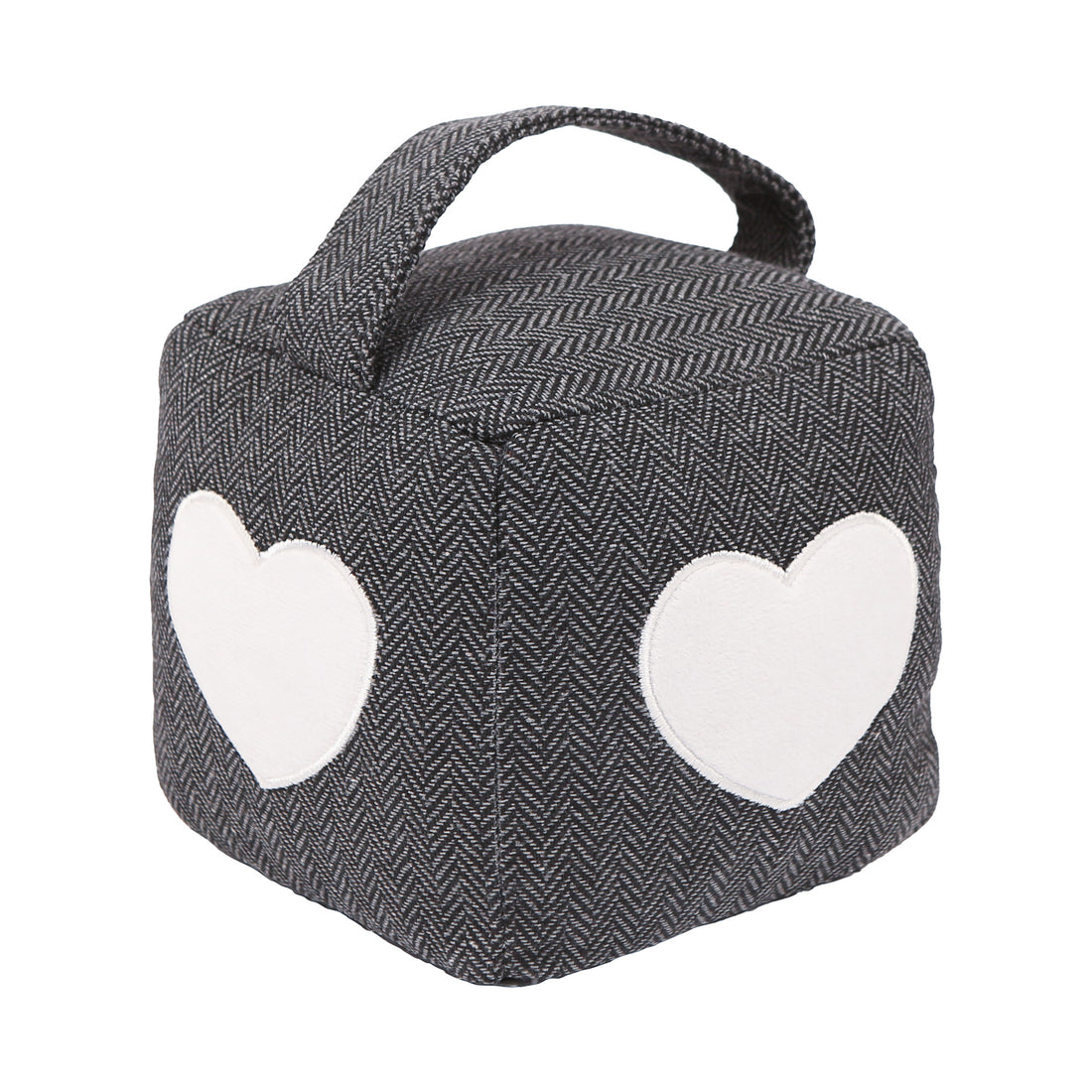 Heart Herringbone Door Stop