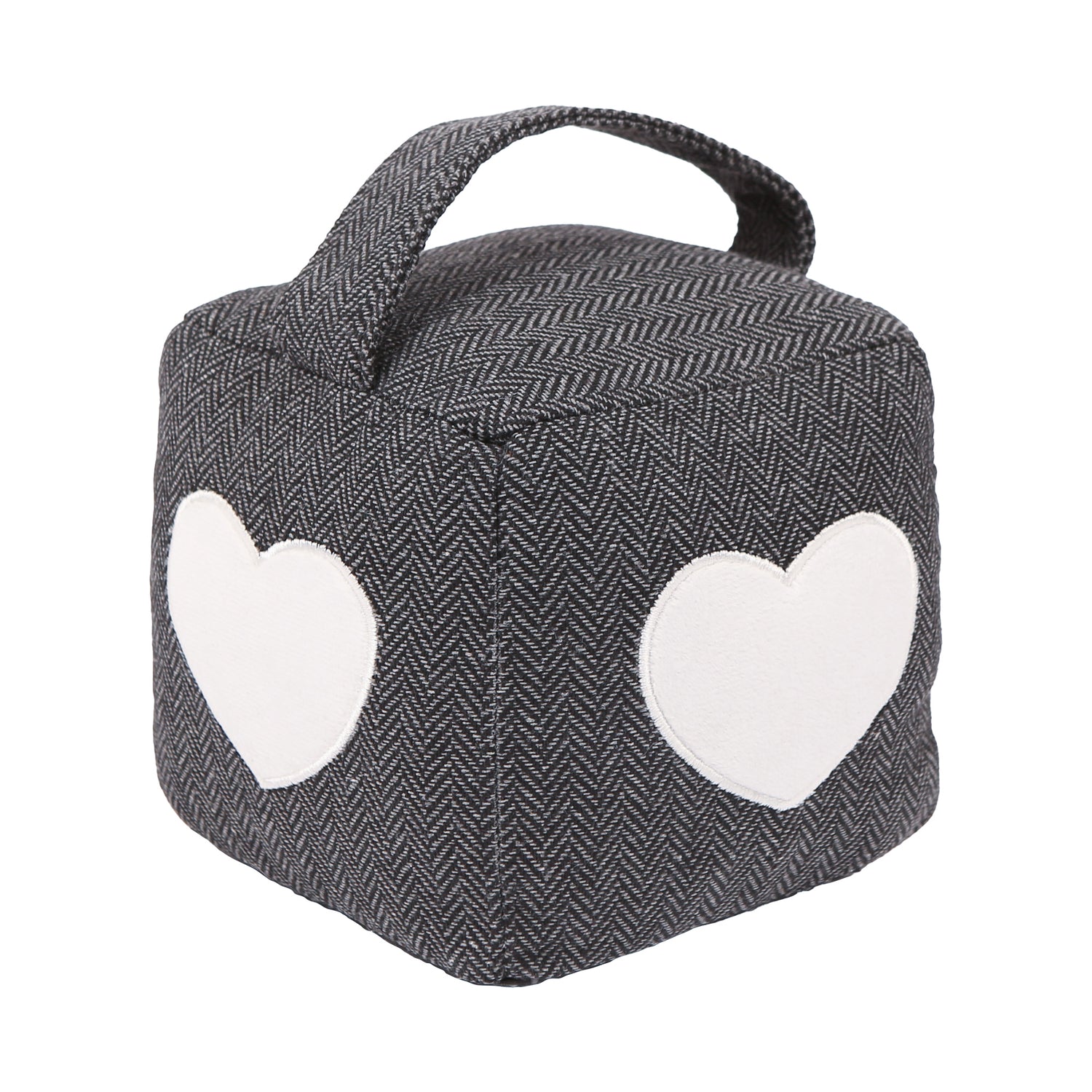 Heart Herringbone Door Stop