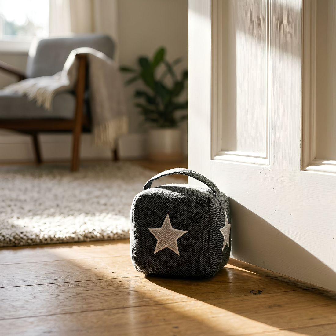 Star Herringbone Door Stop