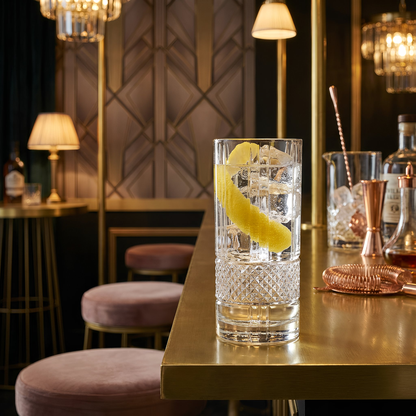 370ml Crystal Highball Glasses - Pack of 6