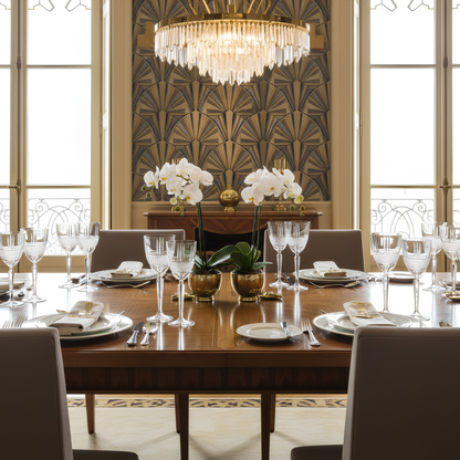 230ml Crystal Wine Glasses - Pack of Six - Downton Abbey