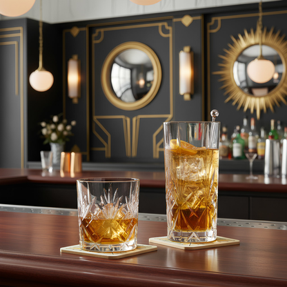 360ml Crystal Melodia Highball Glasses - Pack of 6