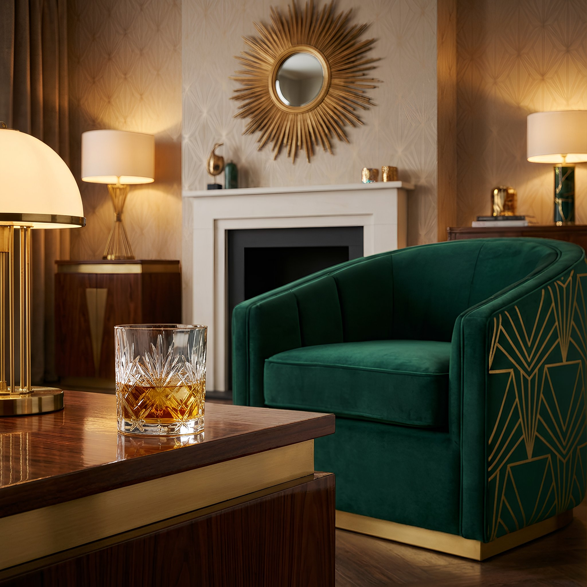 240ml Crystal Melodia Whisky Glasses - Pack of 6