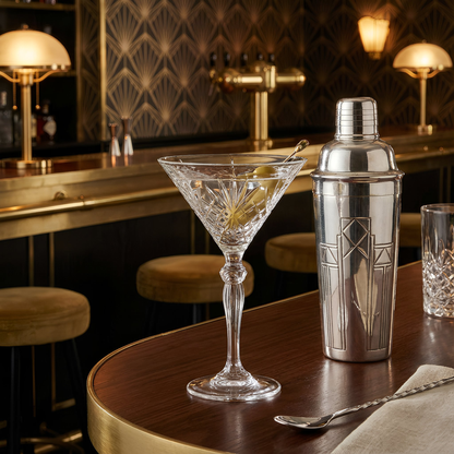 210ml Crystal  Martini Glasses - Pack of 6