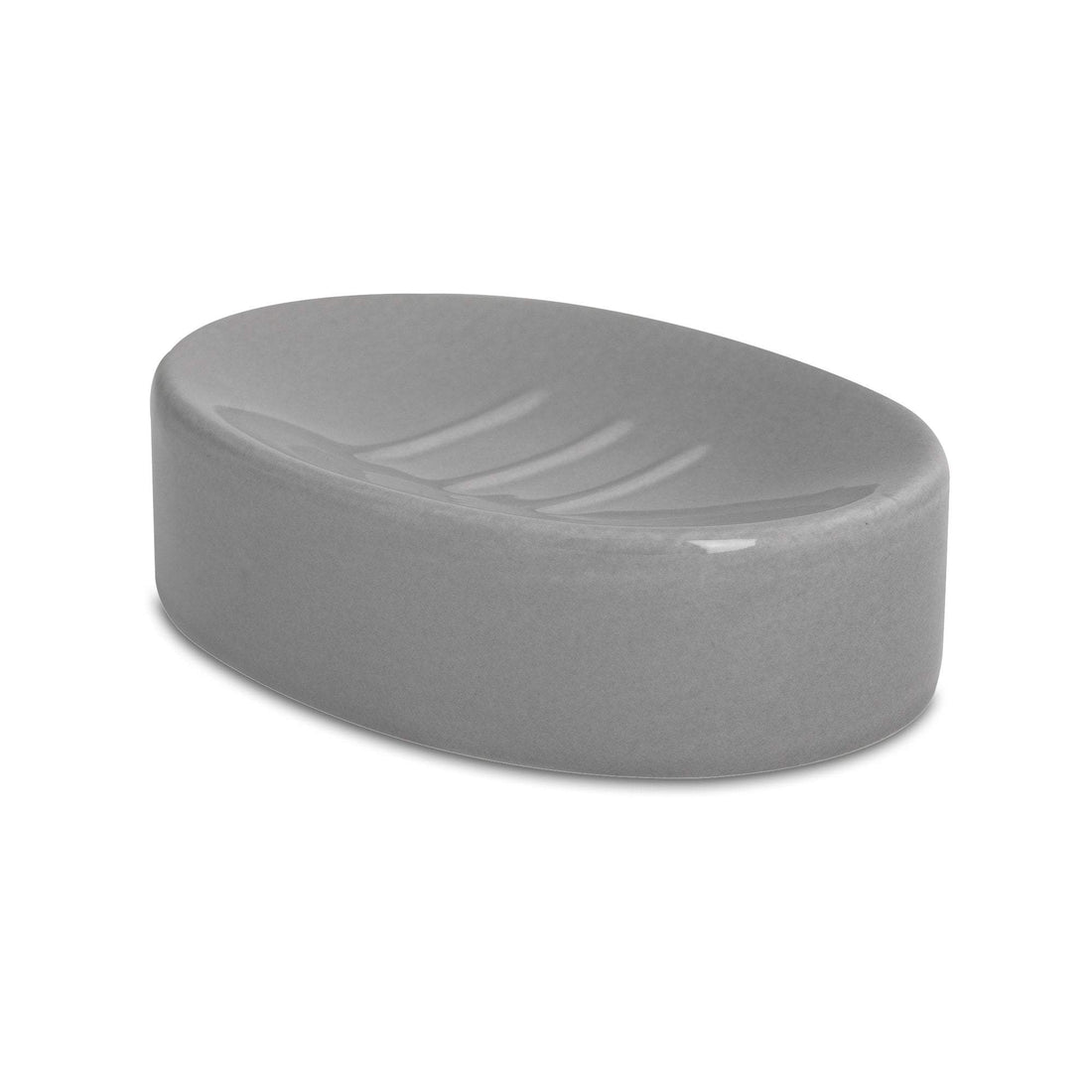 Grey Ceramic Soap Dish
