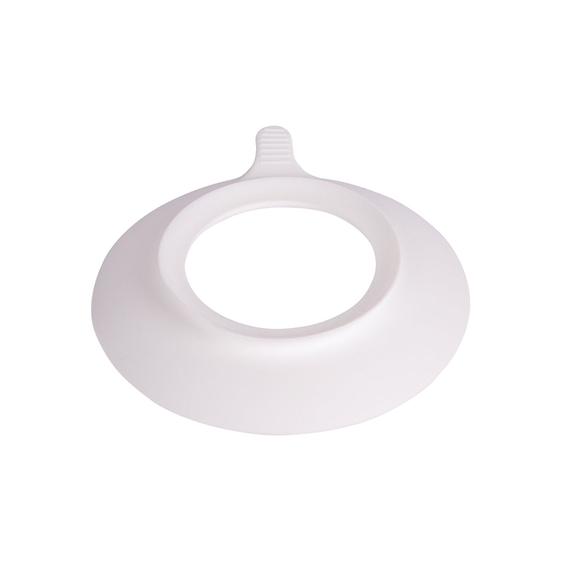 Square Divided Bamboo Suction Dinner Set - White