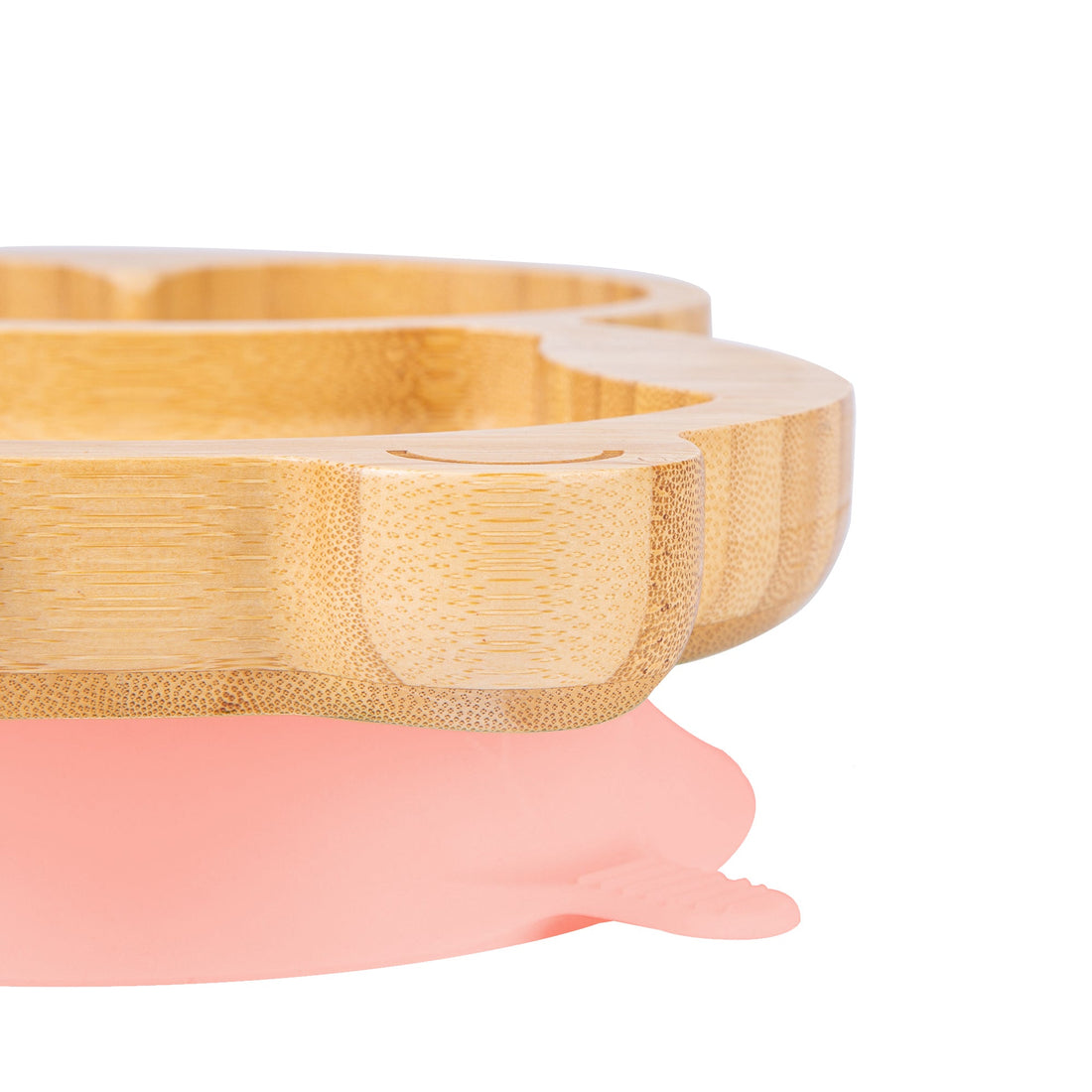 Pickles the Penguin Bamboo Suction Dinner Set - Pastel Pink