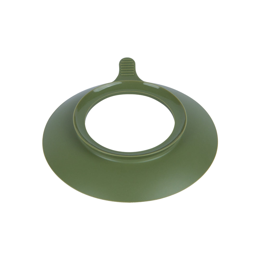 Square Divided Bamboo Suction Dinner Set - Olive
