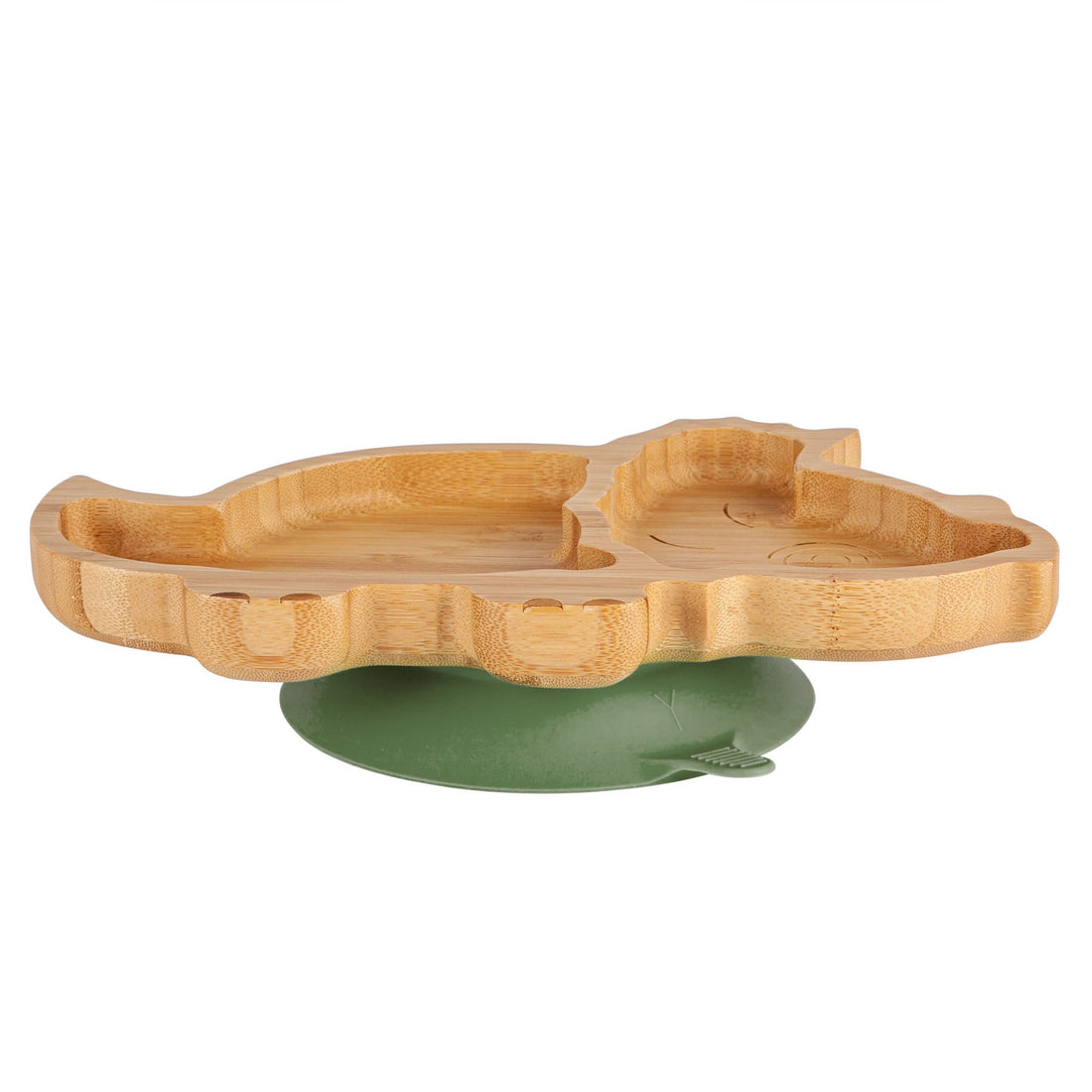 Dani the Dinosaur Bamboo Suction Dinner Set - Olive