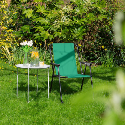Green Folding Metal Beach Chair