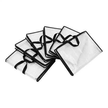 Large Heavy Duty Moving Bags - 90L - Clear - Pack of Six