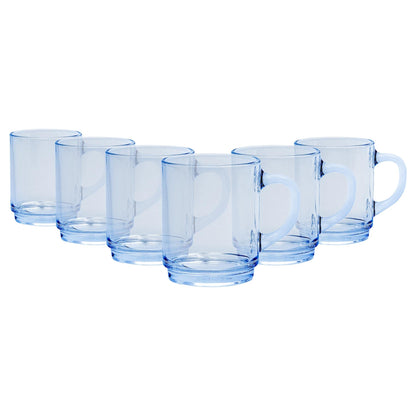 260ml Marine Versailles Coffee Glasses - Pack of Six