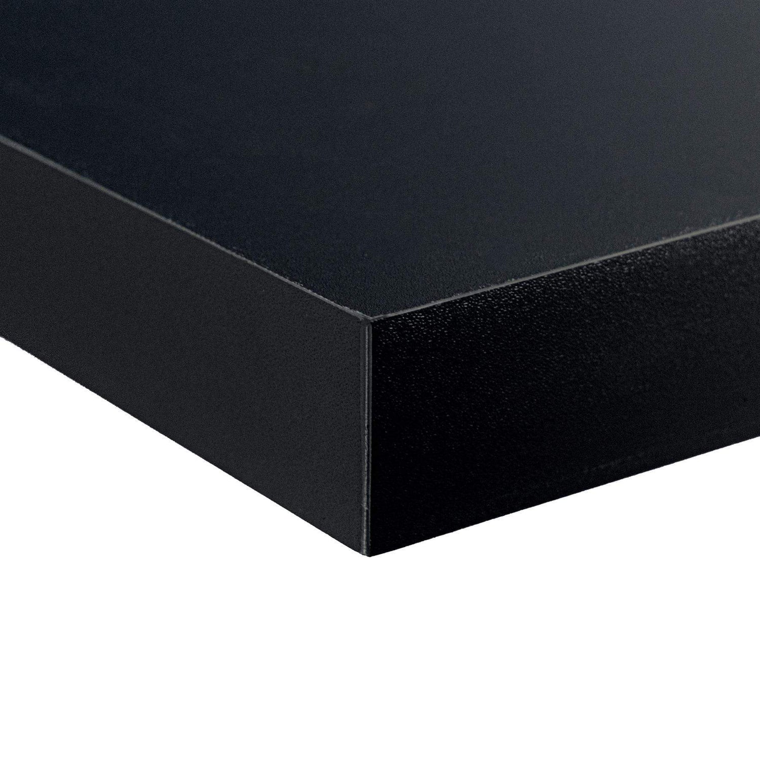 100cm Black Modern Floating Shelf