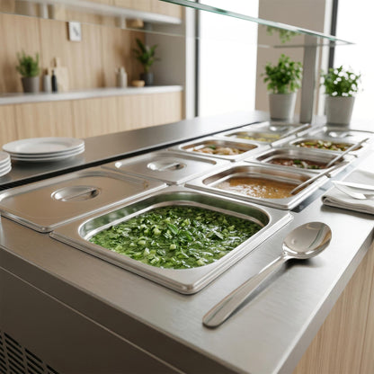 Stainless Steel Gastronorm Container - 1/6 100mm - 1.5L