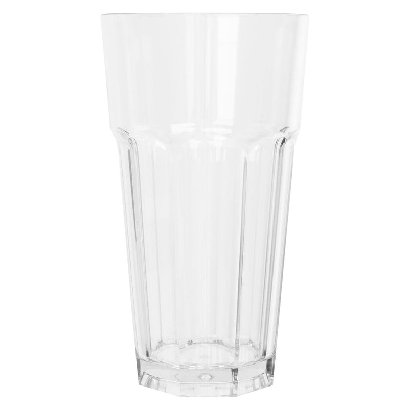 580ml Reusable Plastic Highball Glasses - Pack of 6 - By Argon Tableware