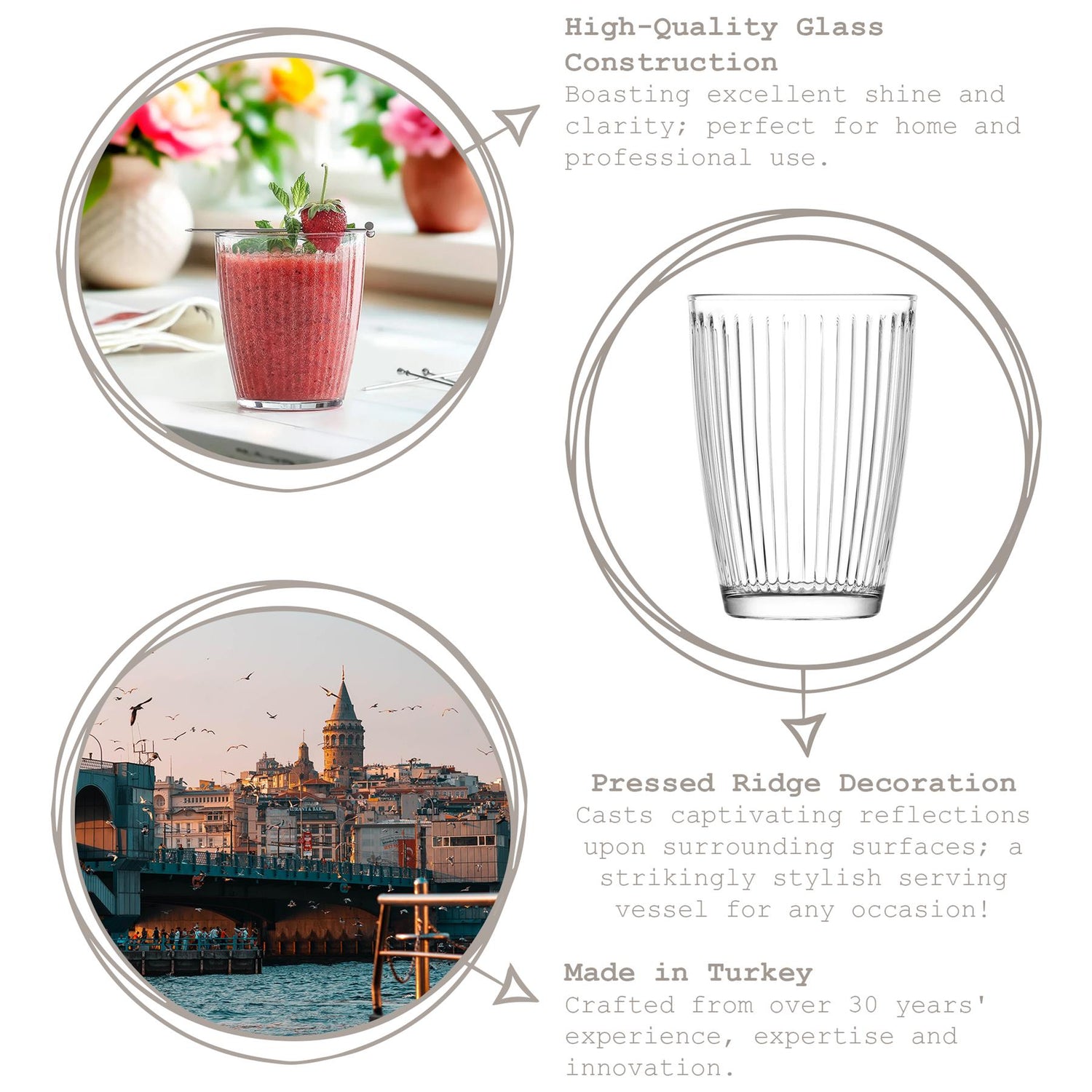 12 Piece Hestia Glassware Set