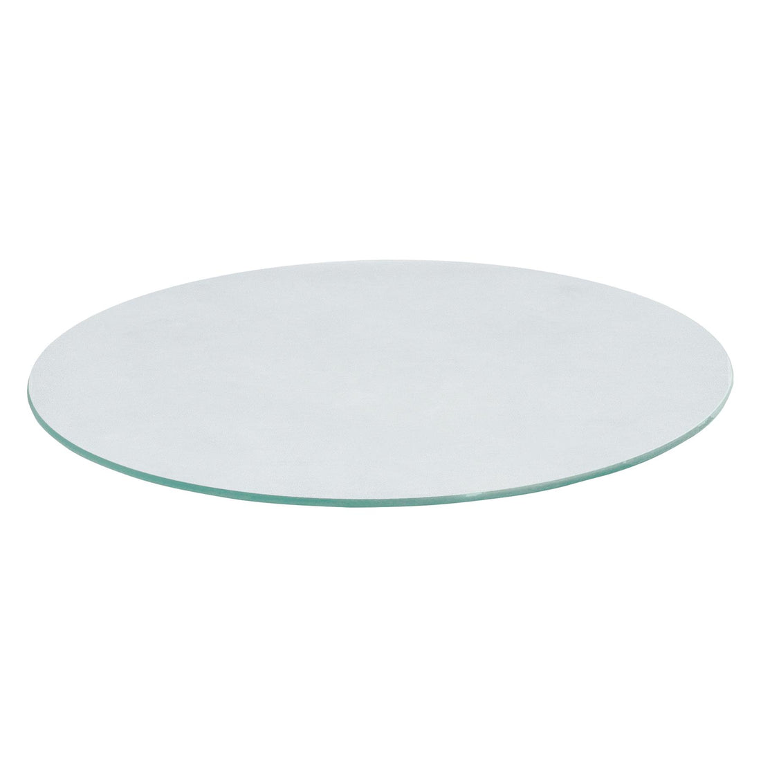 White 30cm Round Glass Chopping Board