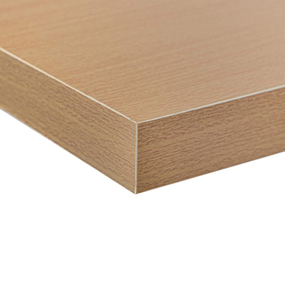 100cm Brown Modern Floating Shelves - Pack of Two