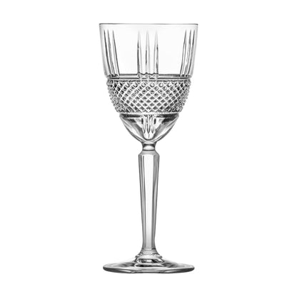 230ml Crystal Wine Glasses - Pack of Six - Downton Abbey