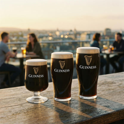Guinness Embossed Pint Glass