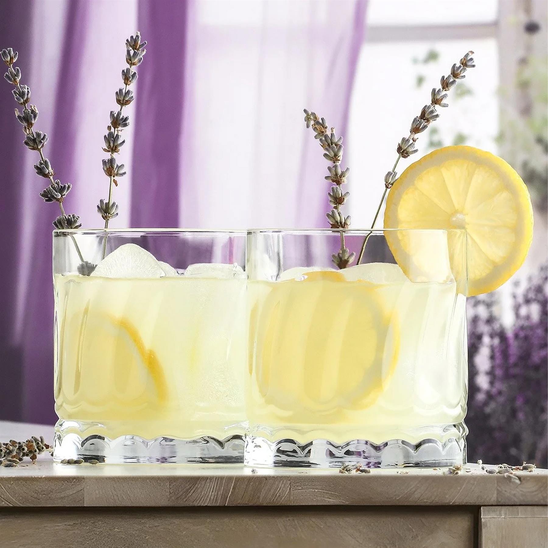 12 Piece Wave Glassware Set