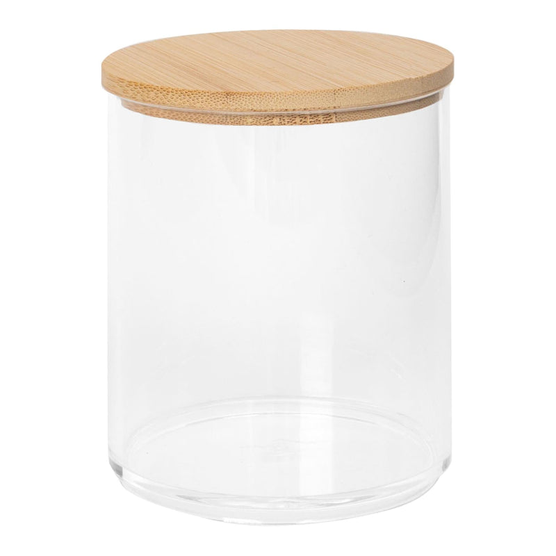 Bathroom Canister with Bamboo Lid - By Harbour Housewares