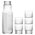7pc 1.2L Helen Glass Carafe & Tumblers Set