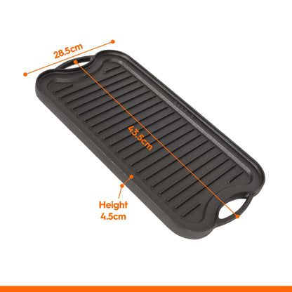Cast Iron Griddle Plate - 50cm