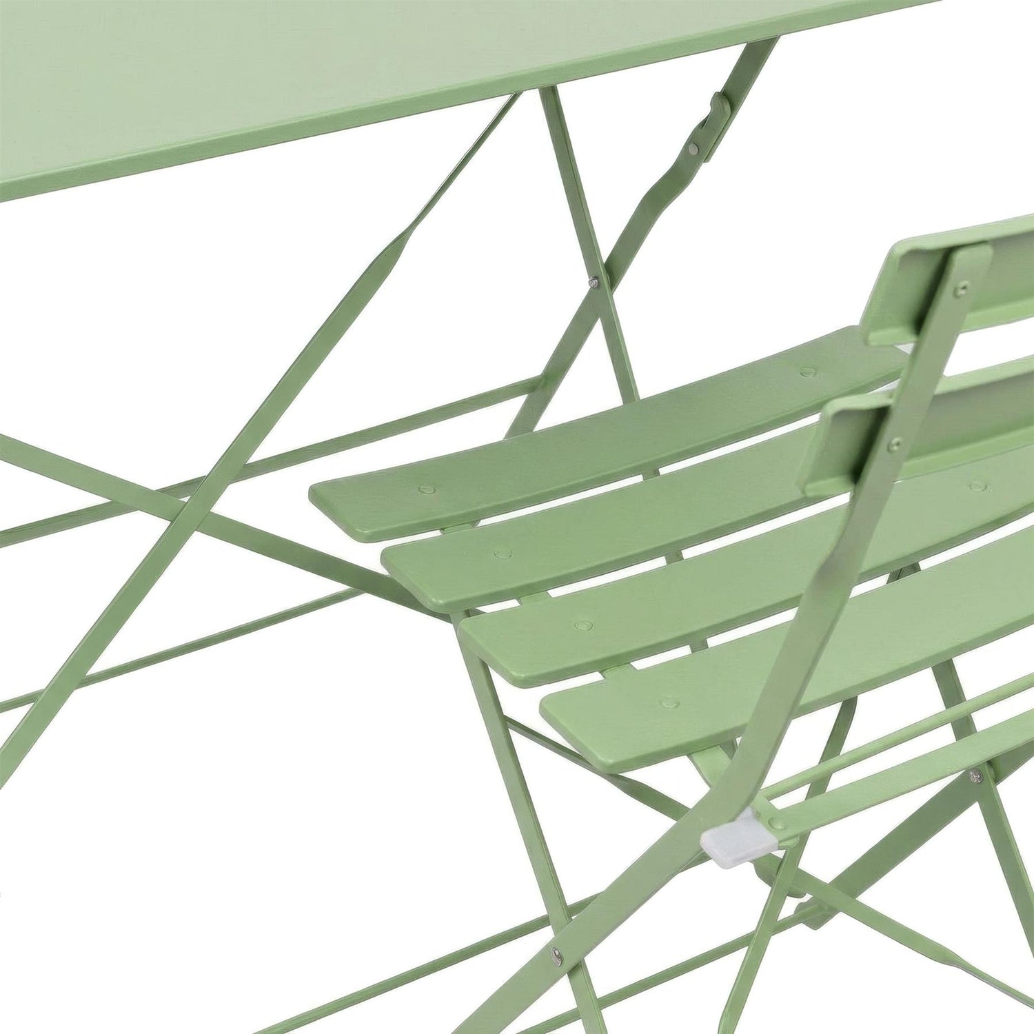 5 Piece Sussex Folding Patio Bistro Set - Sage Green