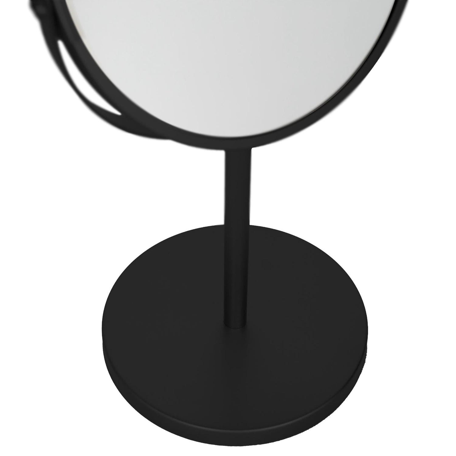 18.5cm x 34.5cm Black Pedestal Mirror