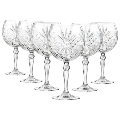 650ml Melodia Gin Glasses - Pack of 12 - By RCR Crystal