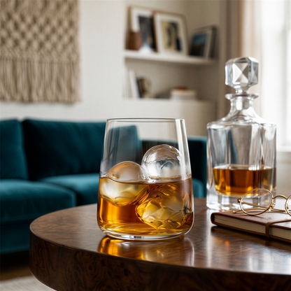 420ml Essential Crystal Double Whisky Glasses - Pack of 6