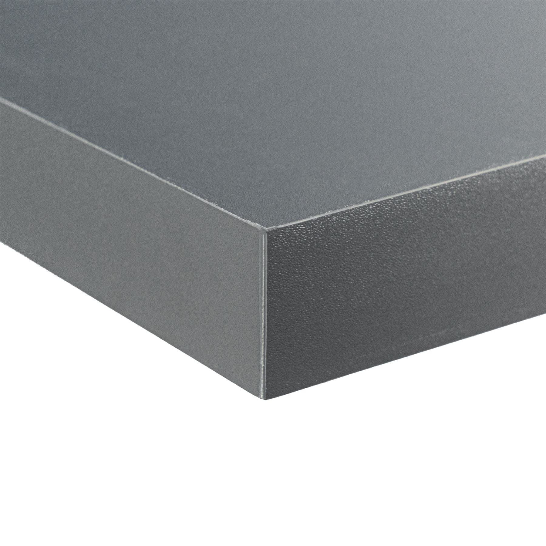 60cm Grey Modern Floating Shelves - Pack of Two