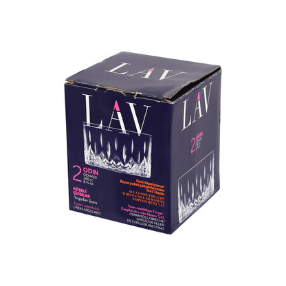 Odin Glass Snack Bowls - 9.5cm - Pack of Two