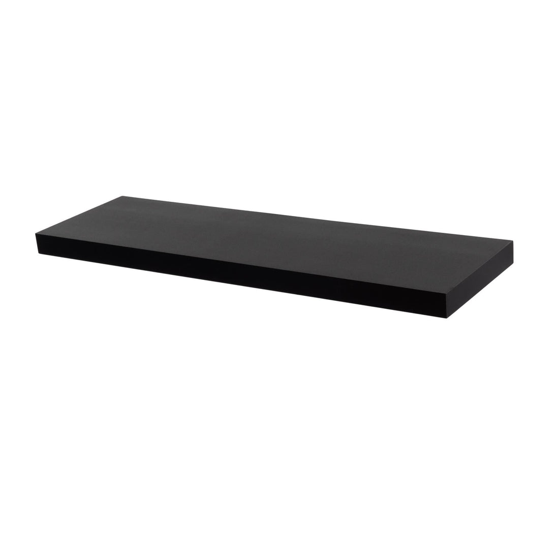 80cm Black Modern Floating Shelf